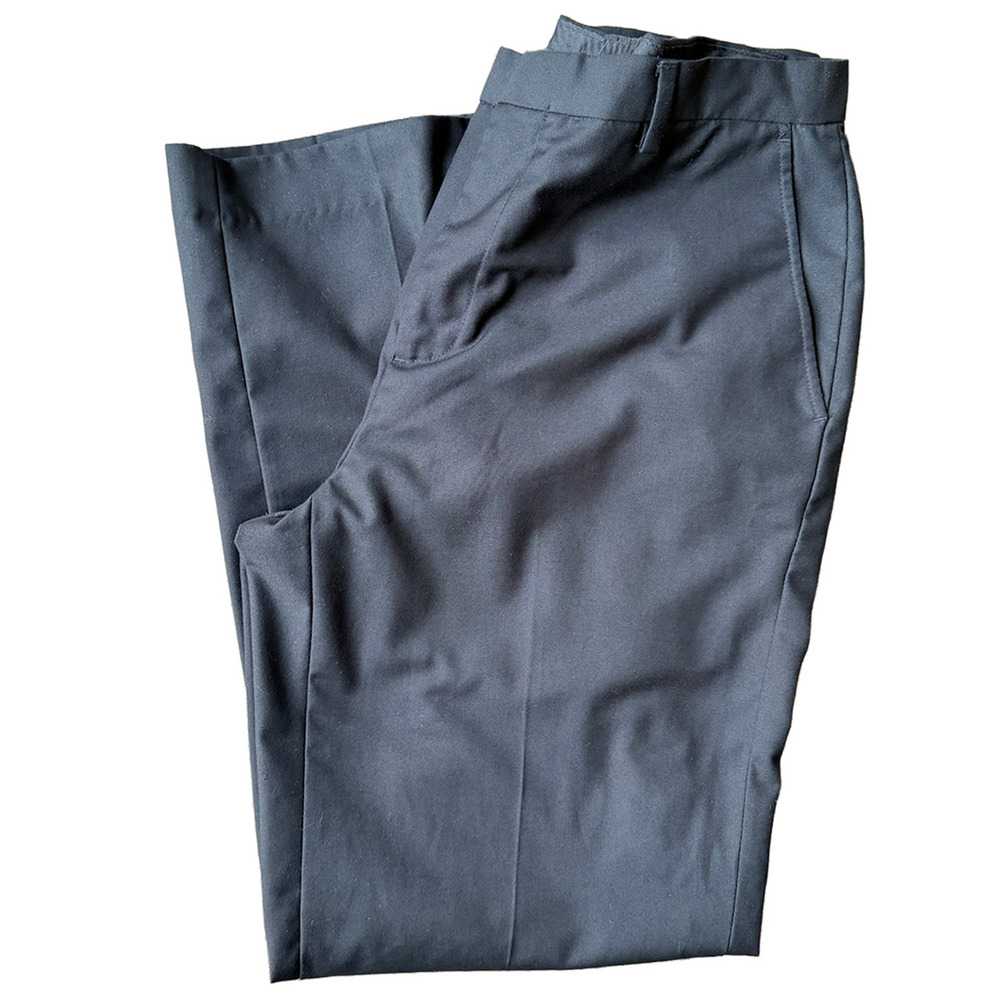 Calvin Klein Slim Fit black Dress Pants men 34 x 29 business wedding flat front